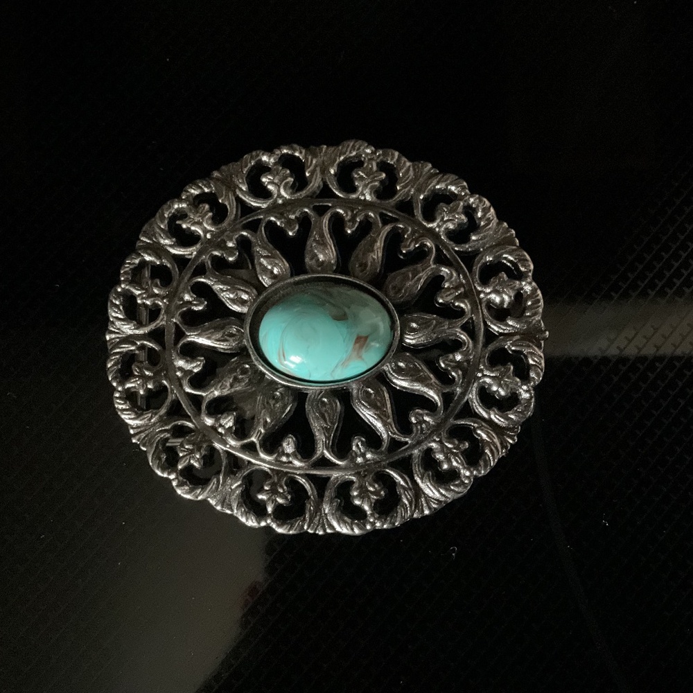 Turquoise Belt Buckle